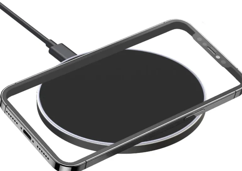 AKASHI chargeur rapide sans fil 15w noir< Téléphone Mobile