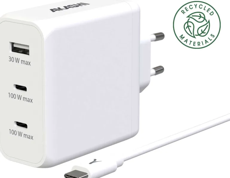 AKASHI CHARG/SECT/INTEL USB-C 3A 100W USB 30W< Téléphone Mobile