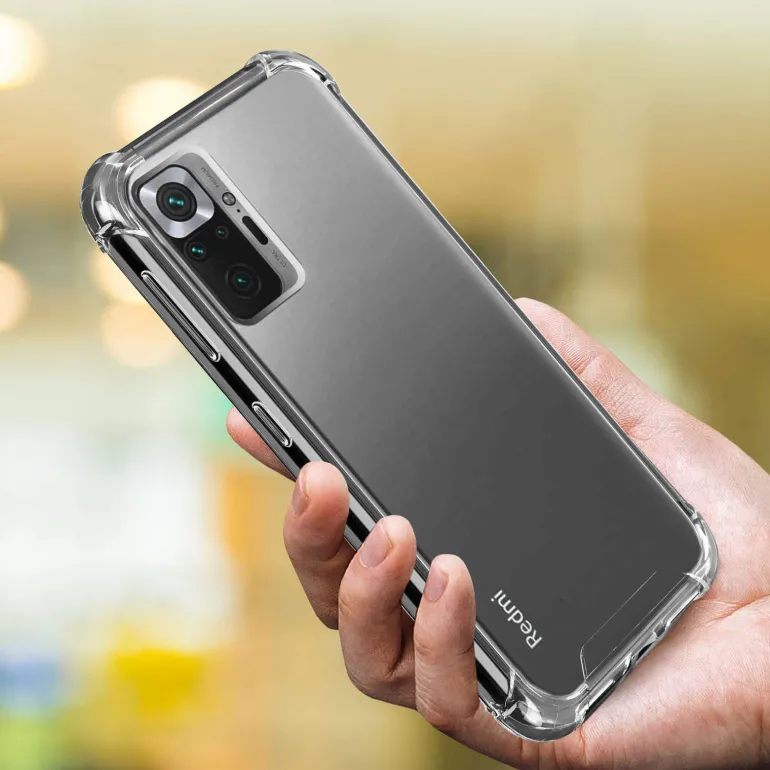 AKASHI coque angles renfo p/redmi note 10 pro< Téléphone Mobile
