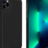 AKASHI coque noir cuir italien p/ip 13 pro< Téléphone Mobile