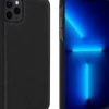 AKASHI coque noir cuir italien p/ip 13 pro max< Téléphone Mobile