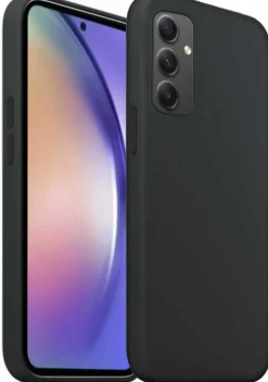 AKASHI coque silicone noir samsung galaxy a54< Téléphone Mobile