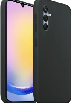 AKASHI coque silicone noir samsung galaxy a25< Téléphone Mobile