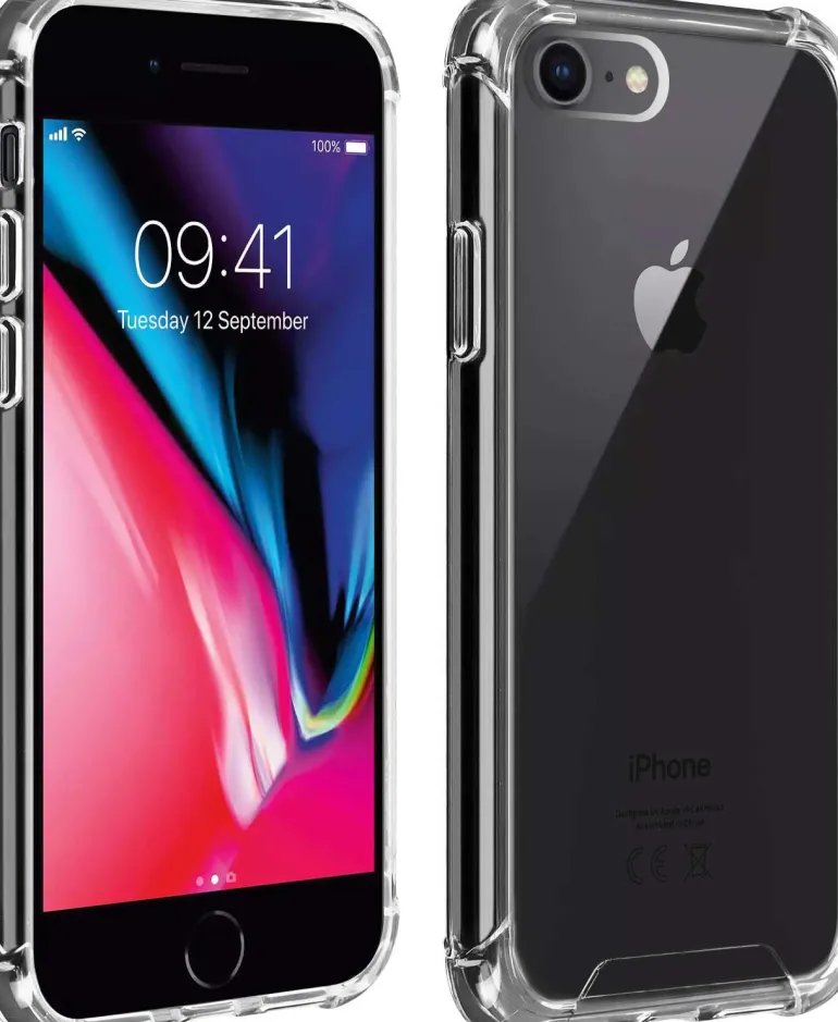 AKASHI coque tpu angles renforces iph se/8/7< Téléphone Mobile