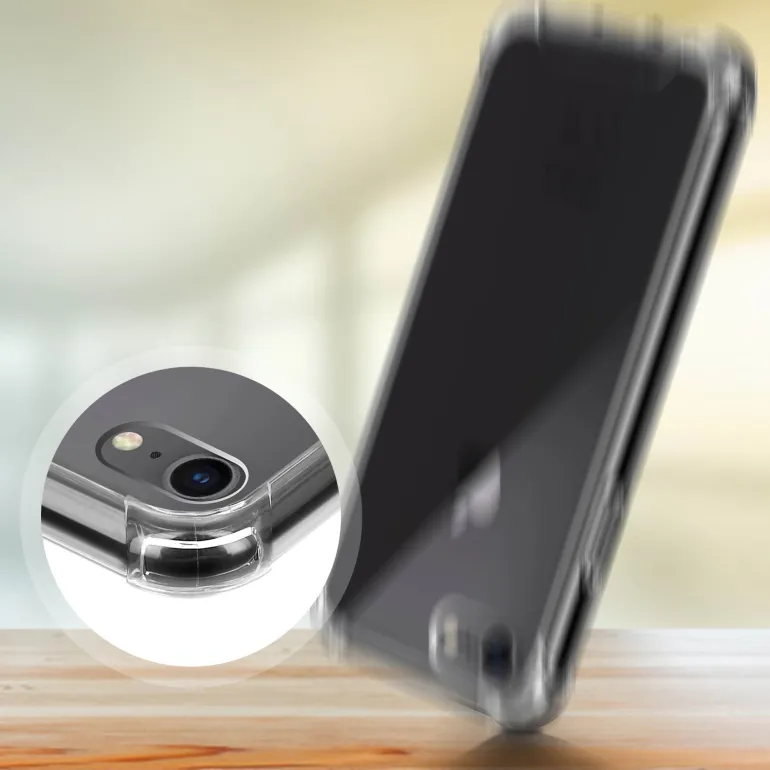 AKASHI coque tpu angles renforces iph se/8/7< Téléphone Mobile