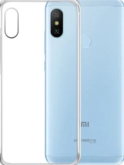 AKASHI coque transp/ultra slim p/mi a2 lite< Téléphone Mobile