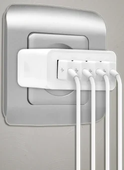 AKASHI c/secteur rapide intelligent 4usb 5a blc< Téléphone Mobile