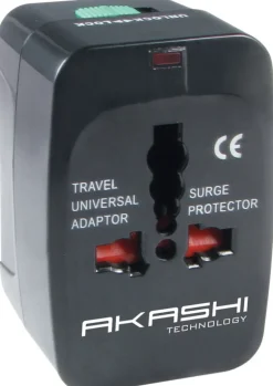 AKASHI c/secteur universel 150 pays noir< Téléphone Mobile