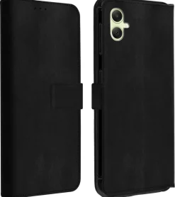 AKASHI etui folio noir stand cb p/galaxy a05s< Téléphone Mobile