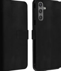 AKASHI etui folio stand noir galaxy s24< Téléphone Mobile