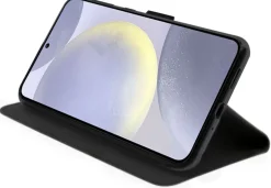 AKASHI etui folio stand noir galaxy s24 +< Téléphone Mobile