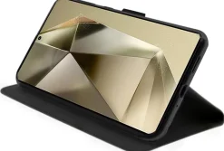 AKASHI etui folio stand noir galaxy s24 ultra< Téléphone Mobile