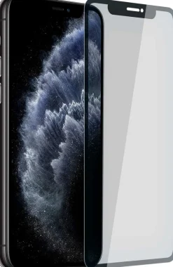 AKASHI prot/verre integr noir p/iph x/xs/11 pro< Téléphone Mobile