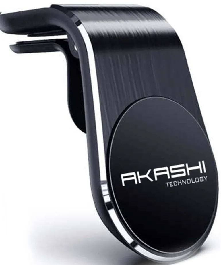 AKASHI support aeration aimante+3 pastilles noi< Téléphone Mobile