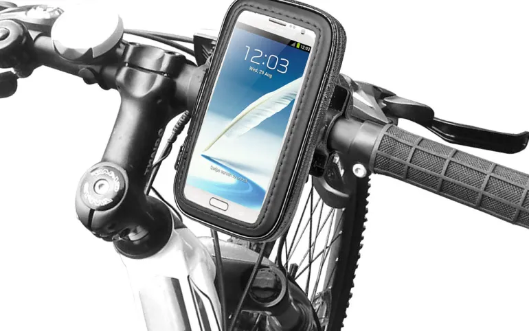 AKASHI support universel noir etanche velo/moto< Téléphone Mobile