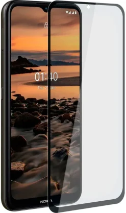 AKASHI verre trempe integral nr p/nokia 1.4< Téléphone Mobile