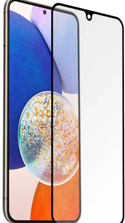 AKASHI verre trempe integral p.galaxy a14< Téléphone Mobile