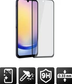 AKASHI verre trempe integral p.galaxy a25< Téléphone Mobile
