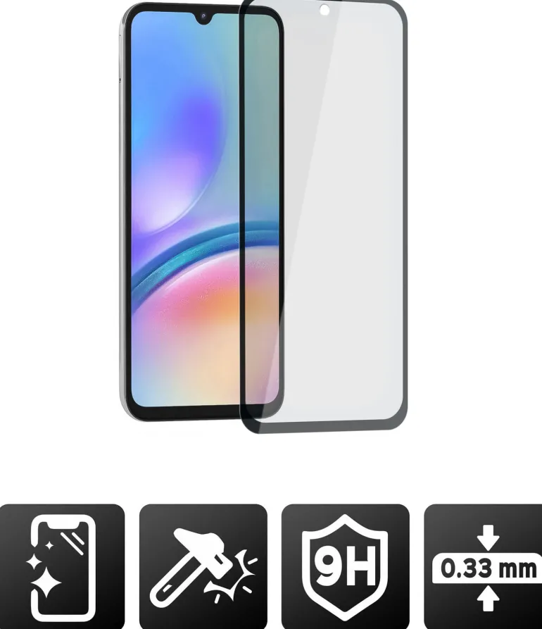 AKASHI verre trempe integral p.galaxy a05s< Téléphone Mobile