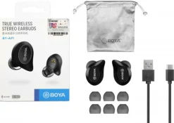 BOYA ECOUTEUR BLUETOOTH BY-AP1 NOIR< Accessoires Son