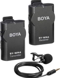 BOYA MICROPHONE HF SANS FIL WM4 PRO KIT 1< Son