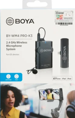 BOYA MICROPHONE SANS FIL WM4 PRO-K3< Son
