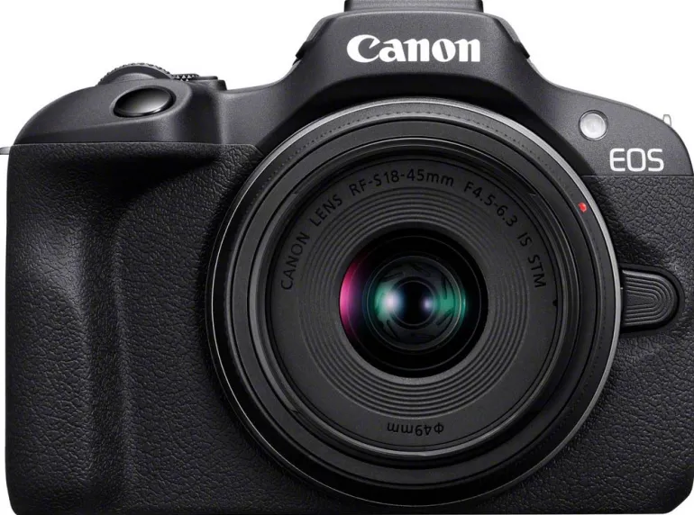 CANON EOS R100 + RF-S 18-45 IS STM< Hybride