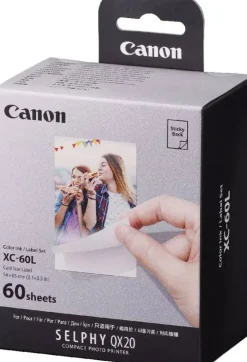 CANON XC-60L KIT PAPIER + ENCRE SELPHY QX20< Instantané