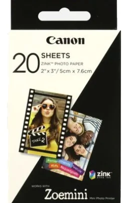 CANON ZOE MINI 20 FEUILLES ZP 2030< Consommables