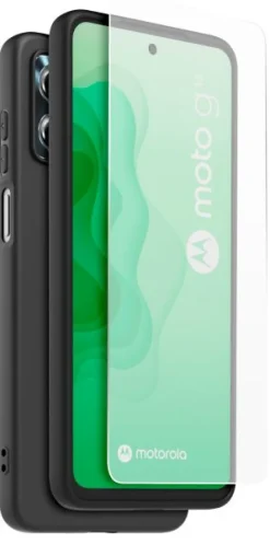 CASR coque noire + protec ecran Motorola g13< Téléphone Mobile