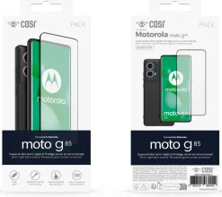 CASR coque noire+prot ecran moto g85< Téléphone Mobile
