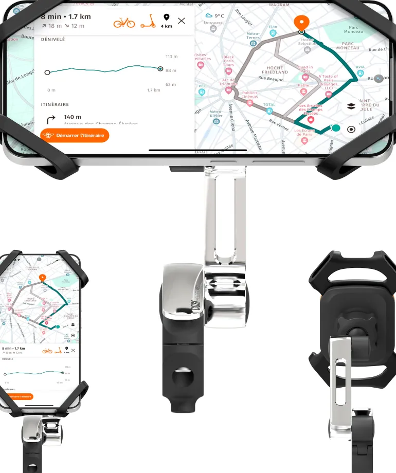 CASR support universel pour velo / trotinette< Téléphone Mobile