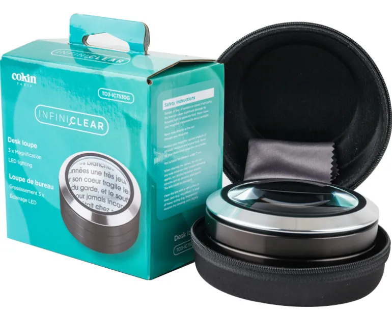 COKIN INFINICLEAR LOUPE A POSER AVEC LED< Accessoires