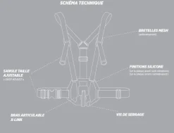 CROSSCALL harnais de fixation systeme x-link< Téléphone Mobile