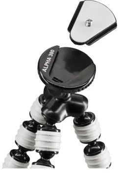 CULLMANN CULLMANMINI TREPIED ALPHA 380 MOBILE GRIS< Pieds Trépieds