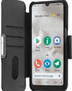 DORO etui 8100 / 8200 bleu nuit< Téléphone Mobile