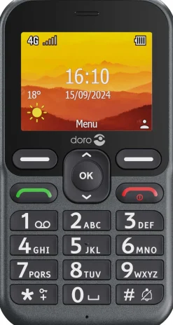 DORO LEVAL10GRAPHITE< Téléphone Mobile