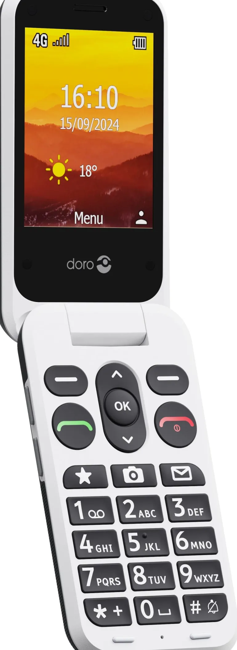 DORO LEVAL20NOIR< Téléphone Mobile