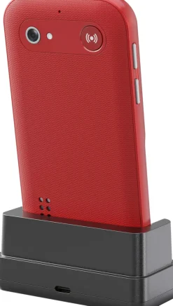 DORO LEVAL10ROUGE< Téléphone Mobile