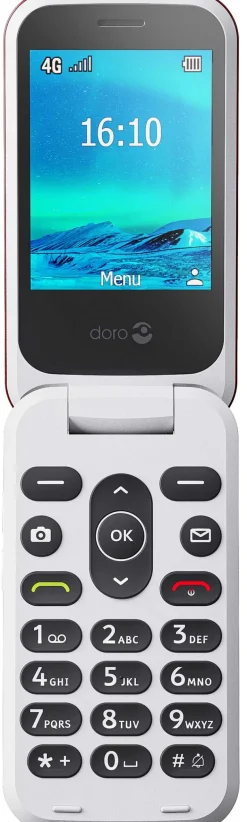 DORO 2820ROUGE< Téléphone Mobile