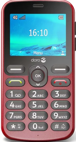 DORO 1880ROUGE< Téléphone Mobile