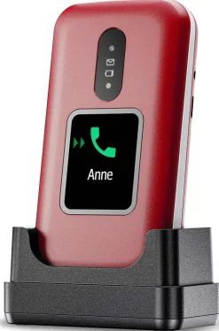 DORO 2880ROUGE< Téléphone Mobile