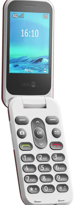 DORO 2880ROUGE< Téléphone Mobile