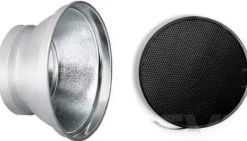 ELINCHROM kit reflecteur 18cm + grille.< Accessoires