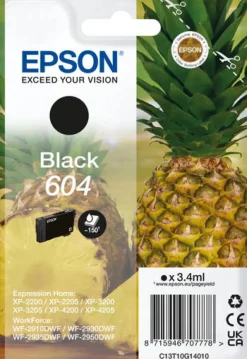 EPSON ananas black 604 blister.< Consommables