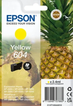 EPSON ananas yellow 604 blister.< Consommables