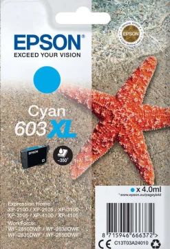 EPSON cart bleu XL etoile de mer< Consommables
