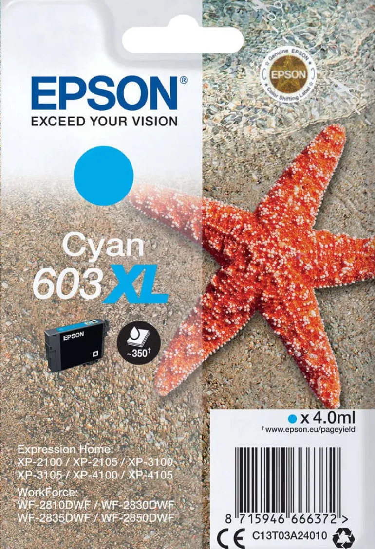 EPSON cart bleu XL etoile de mer< Consommables