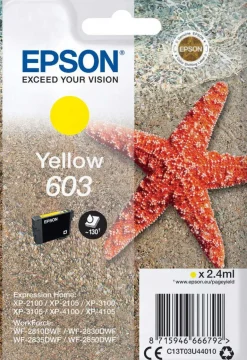 EPSON CART JAUNE ETOILE DE MER< Consommables