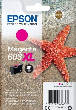 EPSON cart magenta XL etoile de mer< Consommables